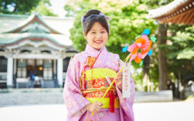 亀有香取神社の七五三ロケーションフォトをご紹介
