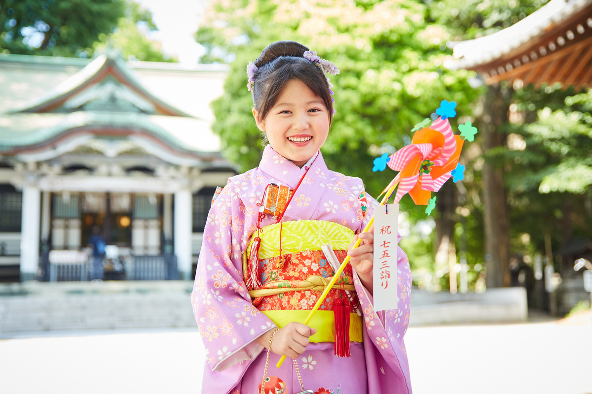 亀有香取神社の七五三ロケーションフォトをご紹介
