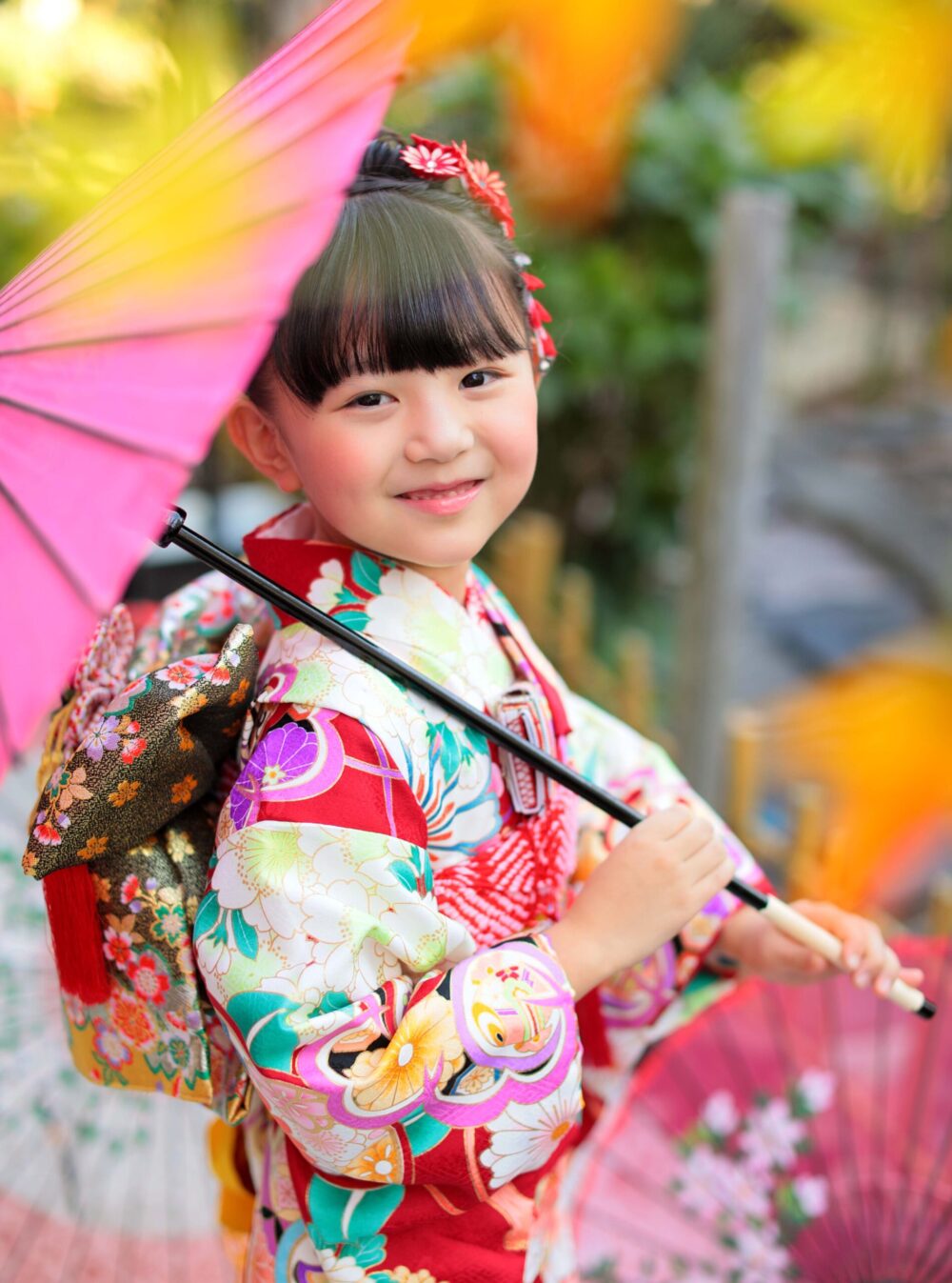 【秋の撮影キャンペーン】紅葉の中で残す七五三フォト