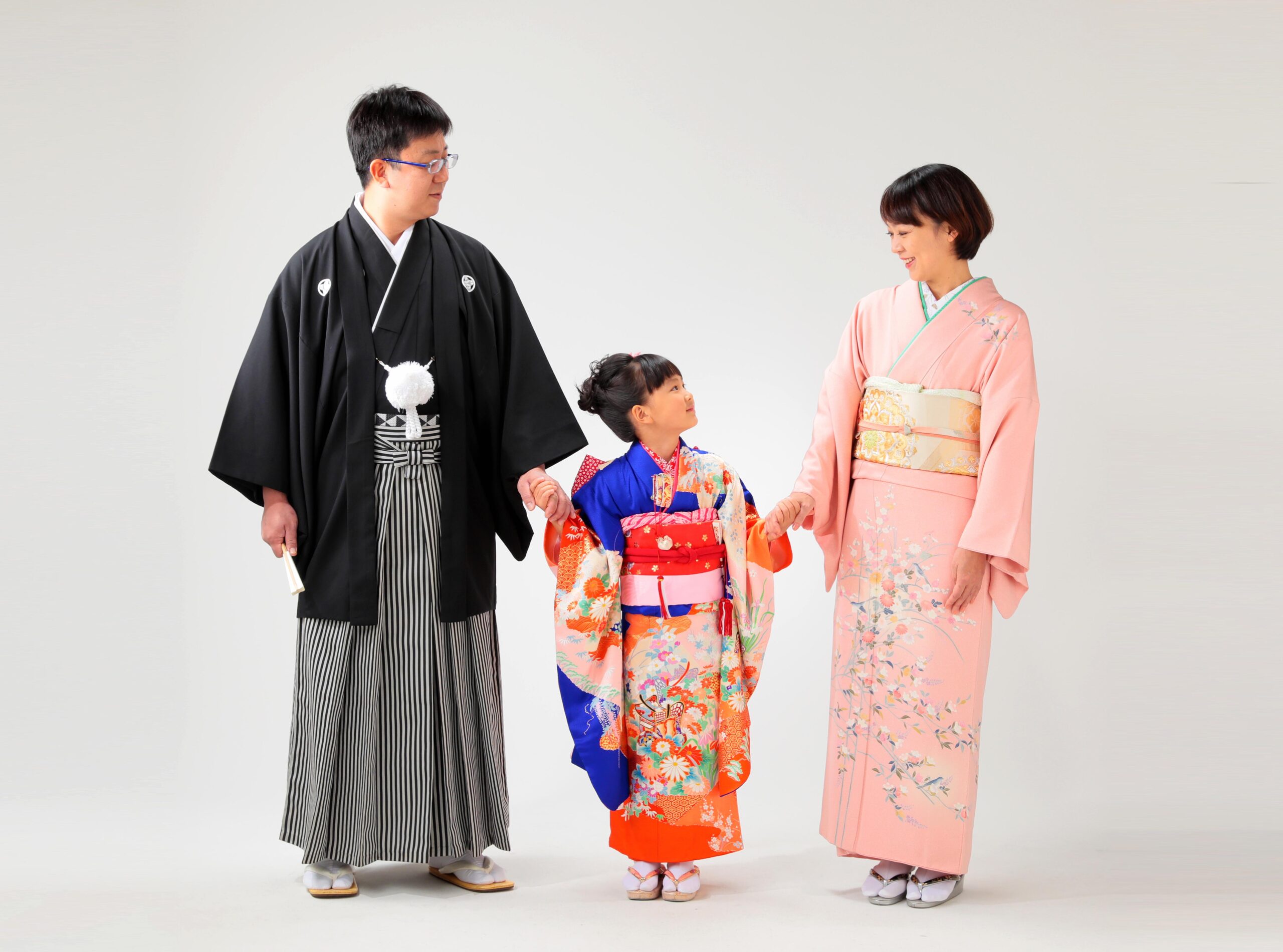 七五三後撮り・年賀状にも使える家族写真